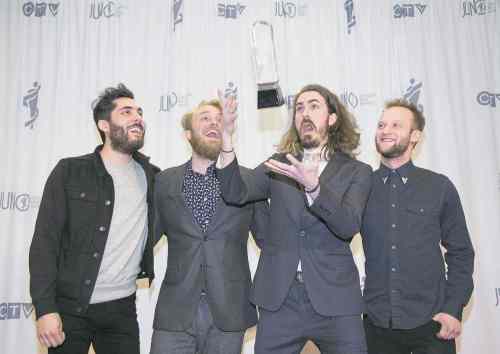 Peter Power / The Canadian Press files
The Bros. Landreth backstage at the Juno Awards in Hamilton.