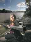 Phil Hossack / Winnipeg Free Press files
Bernadette Smith displays a bar used last year to drag the Red River searching for remains.