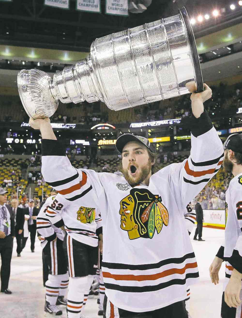 CP
Elise Amendola / the associated press files
Now a Jet, Michael Frolik won the Stanley Cup with the Chicago Blackhawks in 2013.