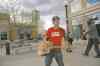 DAVID LIPNOWSKI / WINNIPEG FREE PRESS files
Eric Pyle's presence makes a street feel safer at night. He's a familiar face and his music makes a place feel less anonymous and more alive.