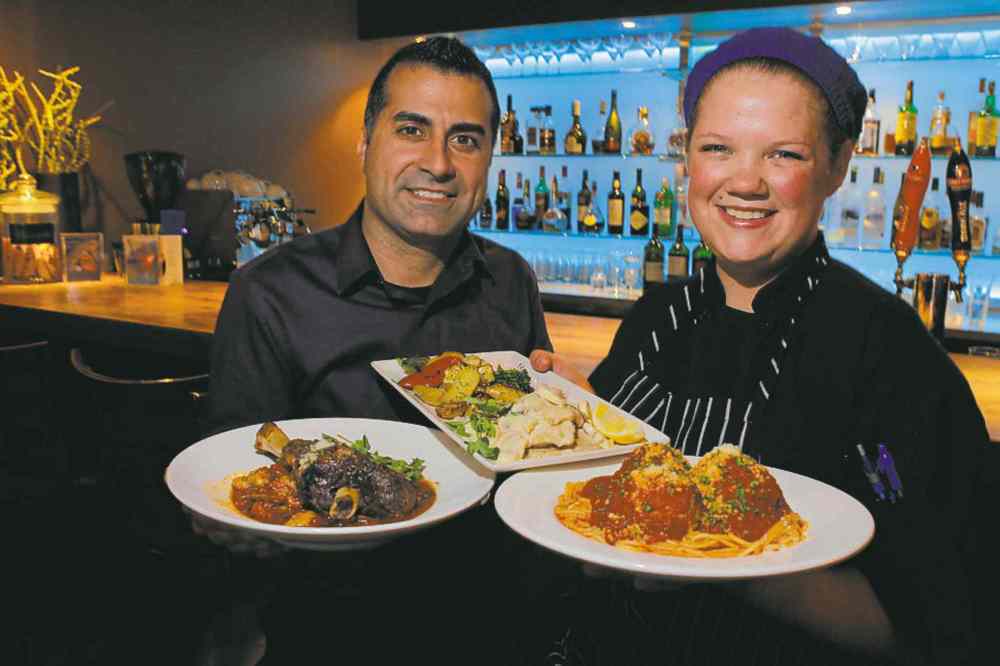 Bellissimo owner Greg Gagliardi and chef Jessica Cuthbert.