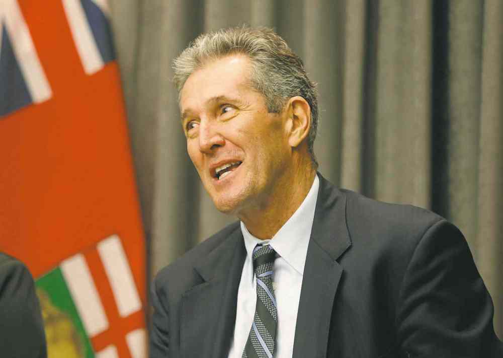 Wayne Glowacki / Winnipeg Free Press files
Greg Selinger has 'a black cloak over the whole thing,' Brian Pallister (above) says.