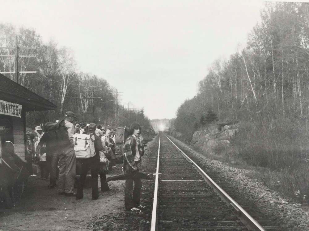 SUPPLIED
The Winnitoba station in its heyday, when cottagers from Florence and Nora lakes used it to get to their cabins.