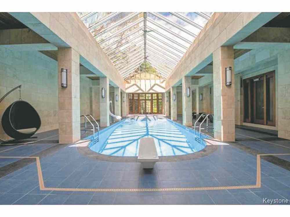 REMAX
The 21,000-square-foot home features 12 bathrooms and indoor and outdoor pools.