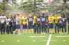 JOE BRYKSA / WINNIPEG FREE PRESS
Winnipeg Blue Bombers head coach Mike O�Shea gave his troops one final workout Monday before shipping off to their first battle tonight in Toronto.