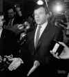 Canadian Press
Jon Murray / The Canadian Press FILES 
Then-Manitoba premier Gary Filmon is surrounded by reporters as he leaves a meeting with the three other western premiers regarding the Meech Lake accord.