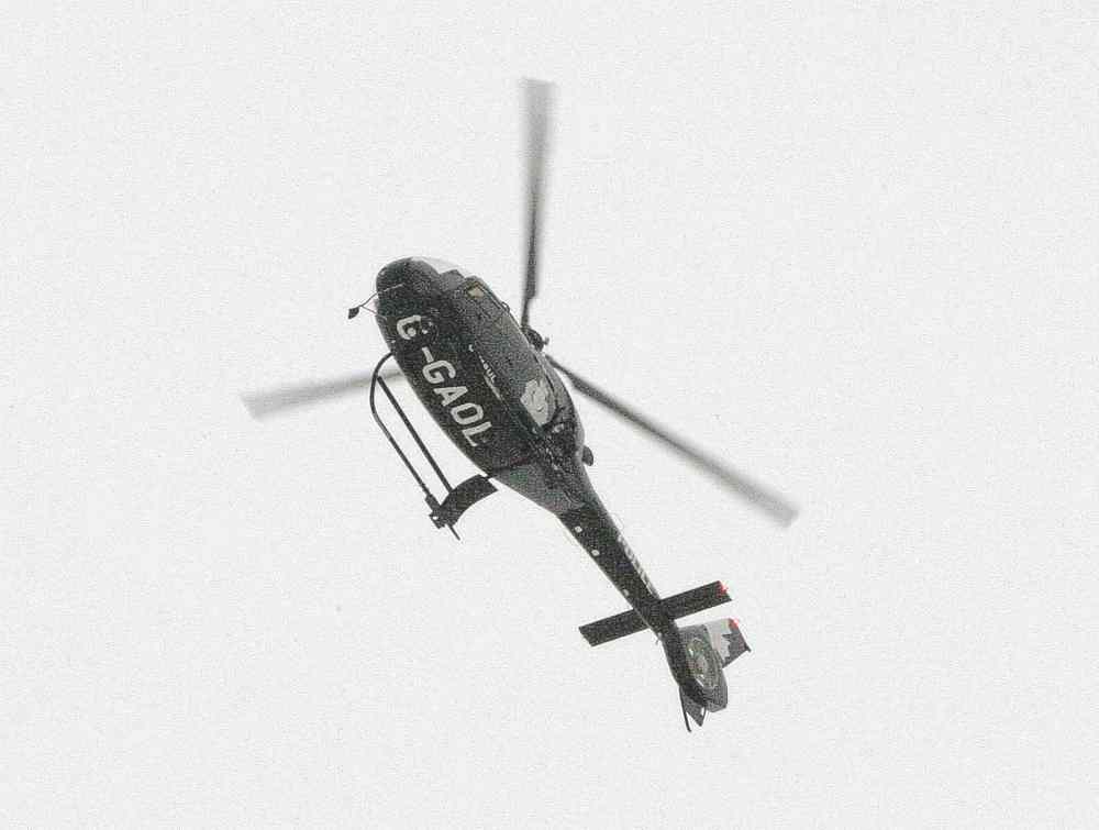 JOE BRYKSA / WINNIPEG FREE PRESS FILES
The Air1 helicopter over Winnipeg.