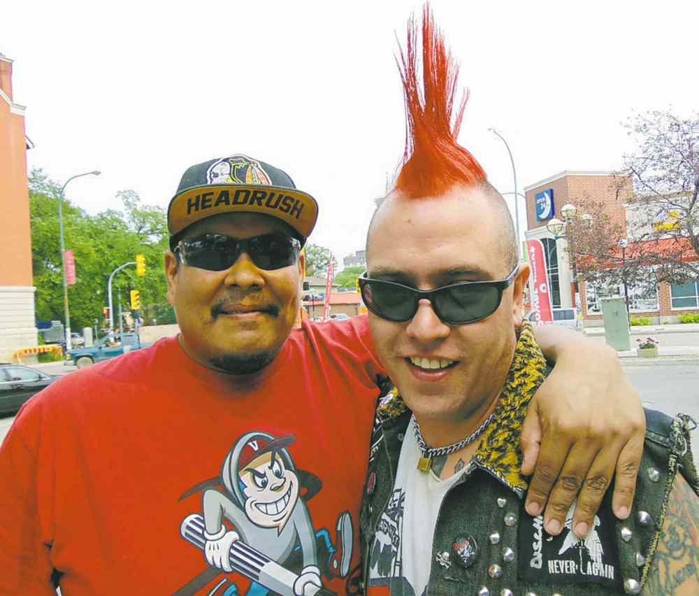 Christian  Garneau  (left) and flame-haired Ray Villeneuve.