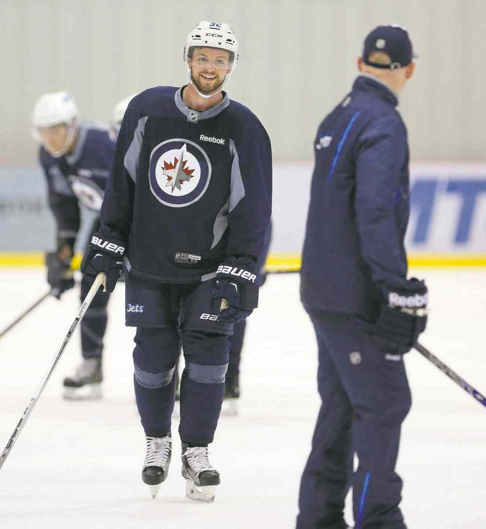 TREVOR HAGAN / WINNIPEG FREE PRESS
Defenceman Josh Morrissey is one of the Jets� up-and-comers.