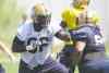 joe bryska / winnipeg free press
Stanley Bryant (left) has been a dominant addition to the Bombers' offensive line.
