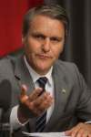 Finance Minister Cameron Friesen