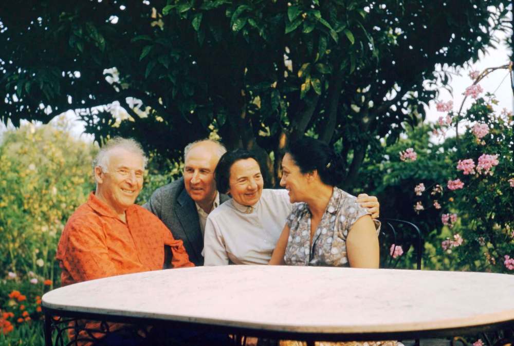 THE ECKHARDT GRAMATTÉ FOUNDATION
From left, Marc Chagall, Ferdinand Eckhardt, Sophie-Carmen Eckhardt-Gramatté, and Valentina Brodsky Chagall in France in 1959.