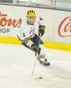 Martin Vloet / Michigan Photography
Brennan Serville scored one goal and added 20 assists in 120 games for the Wolverines at Michigan.