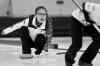 Winnipeg Free Press
photos by John Woods / Winnipeg Free PressEunJung Kim bellows orders in her semifinal win over Michelle Englot. The South Korean went on to beat Jennifer Jones in the final of the Women�s Classic in Portage la Prairie Sunday.