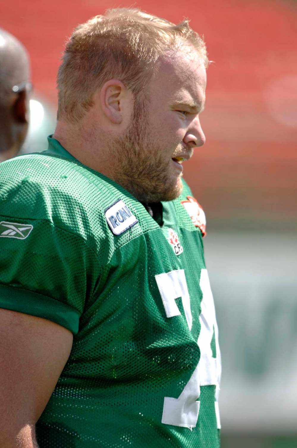 TROY FLEECE / LEADER-POST FILES
With Winnipeg’s off-season signing of free agent Keith Shologan, the Bombers now have a dominating non-import presence on the interior of their defensive line.