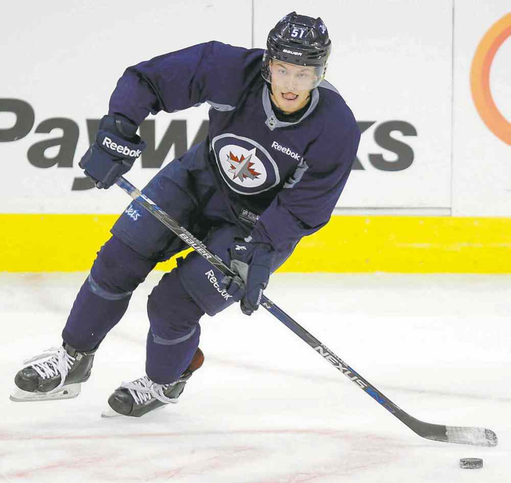 boris minkevich / winnipeg free press files
Andrew Copp: one goal in 2015-16