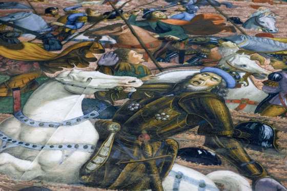 ZACHARY PRONG / WINNIPEG FREE PRESSThe reproduction of art from the Sistine Chapel is printed on polyester-based cloth.