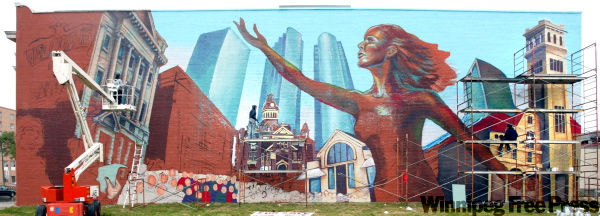 WAYNE GLOWACKI / WINNIPEG FREE PRESS
Welcome to Downtown