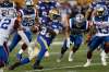 JOHN WOODS / THE CANADIAN PRESS FILES
Winnipeg Blue Bombers' Timothy Flanders (32) runs against the Montreal Alouettes during the second half of Wednesday's pre-season opener.