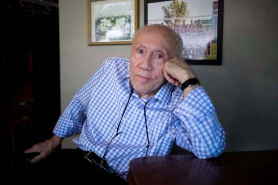 Ralph Cantafio, seen here at his well-known tailor shop, Ralph’s, in 2016, is recognized as the father of modern soccer in Winnipeg. (Zachary Prong / Free Press files)