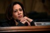 FILE- In this Sept. 27, 2018, file photo Sen. Kamala Harris, D-Calif., listens to Christine Blasey Ford testify before the Senate Judiciary Committee on Capitol Hill in Washington. Harris says she will run for president in 2020. (Saul Loeb/Pool Image via AP, File)