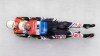 Austria's Thomas Steu und Lorenz Koller race down the course during the men's double luge world cup in Schoenau, southern Germany, Saturday, Jan.5, 2018. (Tobias Hase/dpa via AP)