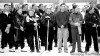PHIL HOSSACK/WINNIPEG FREE PRESS Curlers of all walks, line up for the opening ceremonies of the MCA spiel at the Heather Thursday.