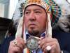 Fred Chartrand / The Canadian Press Archives
Grand Chief Derek Nepinak of the Assembly of Manitoba Chiefs displays a treaty medal during a protest on Parliament Hill on Jan. 11.