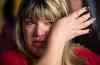 CP
Bernadette Smith, from Winnipeg, wipes away tears as she talks about the Missing and Murdered Indigenous Women inquiry Tuesday December 8, 2015 on Parliament Hill in Ottawa.