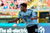 Germany' Nadiem Amiri celebrates after scoring his side's first goal during the European Under-21 Championship semifinal match between Germany and Romania, in Bologna, Italy, Thursday, June 27, 2019. (Renato Olimpio/ANSA via AP)