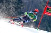 Norway's Leif Kristian Nestvold Haugen speeds down the course during an Alpine Skiing World Cup men's Giant Slalom, in Kranjska Gora, Slovenia, Saturday, March. 9, 2019. (AP Photo/Marco Trovati)