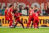 Toronto FC celebrate their win over Atlanta United during MLS soccer action in Toronto on Wednesday, June 26, 2019. THE CANADIAN PRESS/Andrew Lahodynskyj