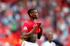 Manchester United's Paul Pogba leaves the pitch at the end of the English Premier League soccer match between Manchester United and Crystal Palace at Old Trafford in Manchester, England Saturday, Aug, 24, 2019. (AP Photo/Alastair Grant)