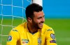 FILE - In this Friday, March 22, 2019 file photo, Ukraine's Junior Moraes sits on the pitch after missing a scoring chance during the Euro 2020 group B qualifying soccer match between Portugal and Ukraine at the Luz stadium in Lisbon. UEFA has dismissed protests by defending champion Portugal and Luxembourg about Ukraine fielding Brazil-born forward Junior Moraes in European Championship qualifying games. (AP Photo/Armando Franca, File)
