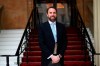 England soccer manager Gareth Southgate arrives for his investiture ceremony at Buckingham Palace, London, Thursday April 4, 2019. (Victoria Jones/Pool Photo via AP)