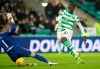 Celtic's Tim Weah celebrates scoring his side's third goal during the Scottish Cup fourth round match at Celtic Park, Glasgow, Saturday, Jan.19, 2019. Weah, the U.S. striker and son of former AC Milan star George Weah, scored on his debut for Celtic in the Scottish Cup. (Jane Barlow/PA via AP)