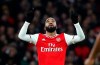 Arsenal's Alexandre Lacazette celebrates scoring his side's first goal of the game, during the English Premier League soccer match between Arsenal and Southampton, at the Emirates Stadium, in London, Saturday, Nov. 23, 2019. (Yui Mok/PA via AP)