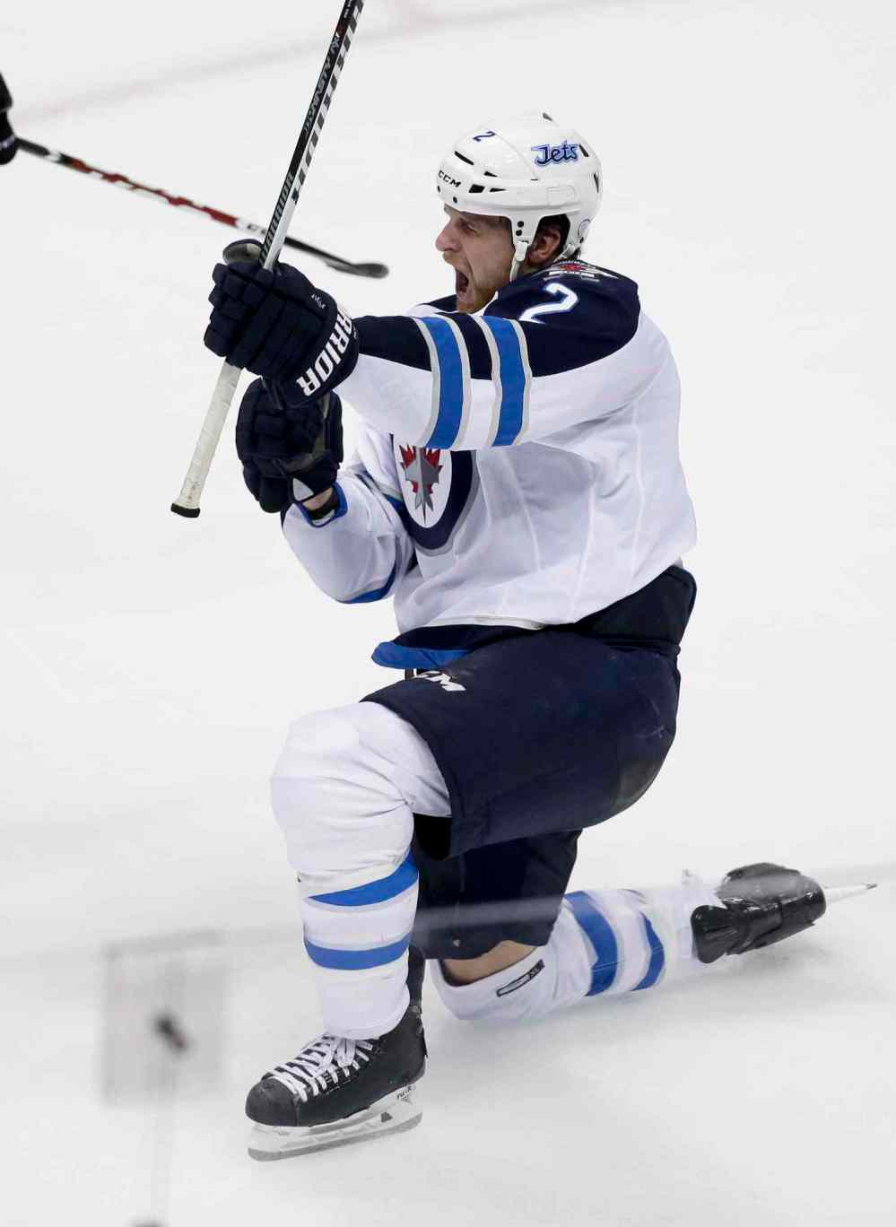 Chris Carlson / The Associated Press
Winnipeg Jets defenceman Adam Pardy