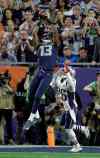 BEN MARGOT / The Associated Press
Seattle Seahawks wide receiver Chris Matthews grabs a touchdown catch against Patriots cornerback Logan Ryan.