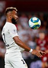 PSG's Eric Maxim Choupo-Moting controls the ball during the French League One soccer match between Strasbourg and PSG in Strasbourg, eastern France, Friday Aug. 30, 2019. (AP Photo/Jean-Francois Badias)
