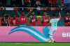 Saudi Arabia's midfielder Salem al Dawsari celebrates his goal during the AFC Asian Cup group E soccer match between Saudi Arabia and North Korea at the Rashid Stadium in Dubai, United Arab Emirates, Tuesday, Jan. 8, 2019. (AP Photo/Nariman El-Mofty)