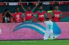 Saudi Arabia's midfielder Salem al Dawsari celebrates his goal during the AFC Asian Cup group E soccer match between Saudi Arabia and North Korea at the Rashid Stadium in Dubai, United Arab Emirates, Tuesday, Jan. 8, 2019. (AP Photo/Nariman El-Mofty)