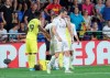 Real Madrid's Gareth Bale leaves the pitch after receiving a red card during the Spanish La Liga soccer match between Villarreal and Real Madrid in the Ceramica stadium in Villarreal, Spain, Sunday, Sept. 1, 2019. (AP Photo/Alberto Saiz)