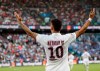 PSG's Neymar during the French League One soccer match between Paris Saint Germain and Strasbourg at the Parc des Princes Stadium in Paris, France, Saturday Sept.14, 2019. (AP Photo/Francois Mori)