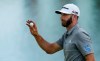 Dustin Johnson reacts after a birdie on the 16th hole during the first round for the Masters golf tournament Thursday, April 11, 2019, in Augusta, Ga. (AP Photo/Chris Carlson)