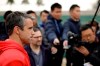 Los Angels Angeles manager Brad Ausmus talks to the media at their spring baseball training facility in Tempe, Ariz., Wednesday, Feb. 13, 2019. (AP Photo/Chris Carlson)