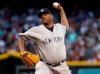 New York Yankees starting pitcher C.C. Sabathia throws during the first inning of the team's baseball game against the Arizona Diamondbacks, Tuesday, April 30, 2019, in Phoenix. (AP Photo/Matt York)