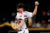 Arizona Diamondbacks starting pitcher Taylor Clarke throws against the Baltimore Orioles during the first inning of a baseball game, Wednesday, July 24, 2019, in Phoenix. (AP Photo/Matt York)