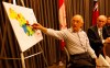 KEN GIGLIOTTI / WINNIPEG FREE PRESS
Alf Warkentin (left), Steve Ashton outline risk Monday.