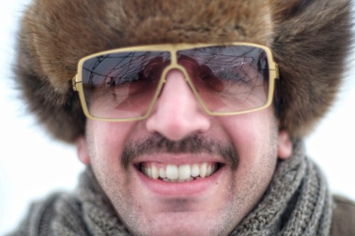 Avi Waldman was one of the high spirited crew that helped make the RAW: Almond pop-up restaurant on the frozen Assiniboine River at The Forks a success.